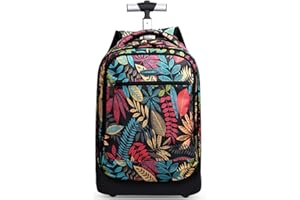 OLDPAPA Cartable à roulettes Baclpack École pour Les Garçons et Les Filles Sac à Dos Roulant Bagages Enfants Sac De Voyage pour Ordinateur Portable
