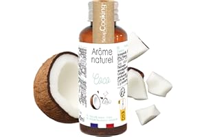 ScrapCooking - Arôme Naturel Liquide Coco 40ml - Arôme Noix de Coco pour Pâtisserie, Yaourts, Gâteaux, Cheesecakes, Biscuits, Cakes, Mousses, Glaces, Smoothies - 4388