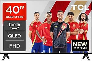 TCL 40SF560, 40" FHD TV, Smart TV QLED, Direct LED with Fire TV, Voice Remote with Alexa