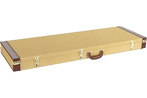 Shaman Maletín rígido para bajo eléctrico Tweed - Maletín Robusto de Carcasa Dura con Elegante diseño Retro