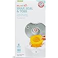 Munchkin Arm & Hammer Diaper Pail Snap with Seal and Toss Refill Bags, 6 Count