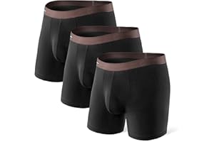 DAVID ARCHY Bokserki męskie luźne dopasowane guziki otwarte muchy bambus sztuczny jedwab bielizna