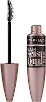 Maybelline New York Mascara Volumizzante Ciglia Sensazionali Intense Black, Effetto Ventaglio per Ciglia Folte, Nero