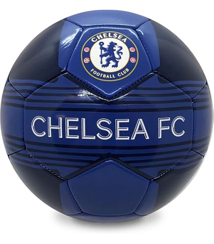 Ballon De Foot Chelsea FC Taille 3 – PVC 30 Panneaux, Licence Officielle