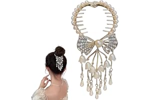 TRAZIEWELL Messy Bun Maker Haarzubehör für Frisuren - Dutt Maker Haarknotenmacher Lange Haare Haarnadel Mädchen Haarspange 0818