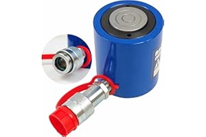 AMZCNC 10 Ton Hydraulic Cylinder Ram Single Acting 2" Inch Stroke 10T Hydraulic Cylinder Jack Lifting Jack Ram Portable Single Acting Lifting Cylinders with 50mm Stroke