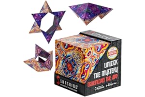Shashibo Cube Anti Stress – Infinity Cube Primé et Breveté avec 36 Aimants aux Terres Rares – Cube Infini 3D Extraordinaire – Se Transforme en Plus de 70 Formes (Spaced Out)
