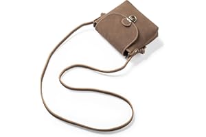 LaRechor Mała damska torba na ramię, torba na ramię damska torba na telefon komórkowy Besace Messenger Vintage