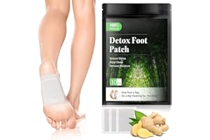 EPHIIONIY Entgiftungspflaster Füße, Fuß Pflaster Original für Tiefschlaf und Stressabbau, 10 Stück 100% Natürliche Fusspflaster zum Entgiften Deep Cleansing Foot Pads für Entfernen von Körpergiften