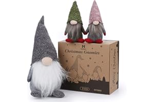 Homewit Ostern Weihnachten Deko Wichtel, 3 Stück Weihnachtswichtel Tischdekoration Basteln Deko Weihnachtliche Wichtel 14cm - 30cm in 3 Farben für Familie Ostern Weihnachtsdekoration