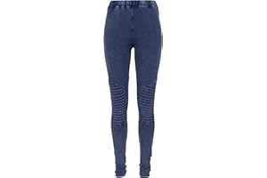 Urban Classics Leggings Mujer Denim Mujer Leggins Gris Oscuro Pitillo
