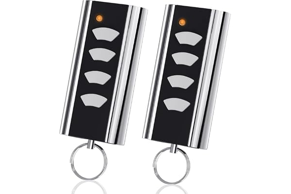 pepape 2 pièces télécommande Garage pour Normstahl Entrematic RCU 433-4K, RCU 433-2K, EA433 2KM, EA433 2KS, Compatible avec Crawford Normstahl 433,92 Rolling Code télécommande Garage