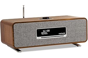 RUARK AUDIO R3S Compact Music System (Rich Walnut) with DAB/DAB+ / Internet Radio/CD Player/Bluetooth/WiFi/Spotify Connect/De