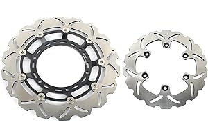 T | TARAZON TARAZON Disco Dischi Freno Anteriore Posteriore per Yamaha XT 660 X Supermoto 2004-2021