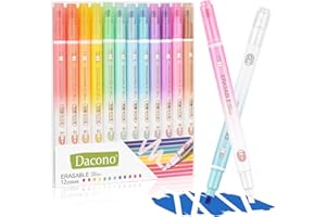 DACONO Erasable Highlighters - Dual Tip
