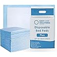 25 x Easy Care Solutions 60 x 90 cm | Disposable Incontinence Bed Pads, Underpads, Bed Mats, Mattress Protectors, Incontinence Pads, Waterproof Bed Sheets for Babies, Children & Adults | 1 Pack of 25