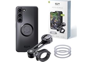 SP CONNECT Soporte de teléfono móvil para Motocicleta | SPC+ | para Samsung S23 para Moto | ciclomotor | Accesorio para Todos los teléfonos Inteligentes como iPhone Samsung