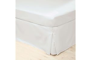 Belledorm - Easycare - Mantovana giroletto in Percalle (Narrow Single) (Bianco)