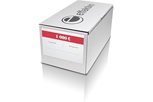 effektivo, fascette per banconote da 10 euro (100 x 10 Euro), 1000 pezzi, 10371