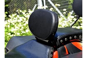 BM UK | XVS1100 | Support de pilote de moto en acier inoxydable Support de dossier de pilote - Yamaha XVS1100 Dragstar (V-Star 1100) Classic