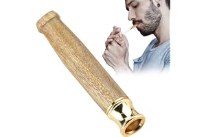 Mbsomnus Brun cigaretthållare i trä cigarettfilter rullande återanvändbart cigaretthållare dam cigaretthållare för cigaretter och cigaretter i alla storlekar