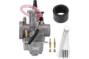 Dokili Carburatore di ricambio per racing PWK 28 mm ATV, quad, fuoristrada, scooter con attacco Powerjet a pressione