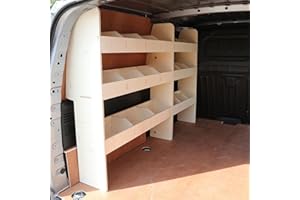 VANIFY - Kompatibel mit Toyota PROACE City L2 2019+ Fahrzeugeinrichtung Fahrzeugregale, komplette Fahrerseite Regal