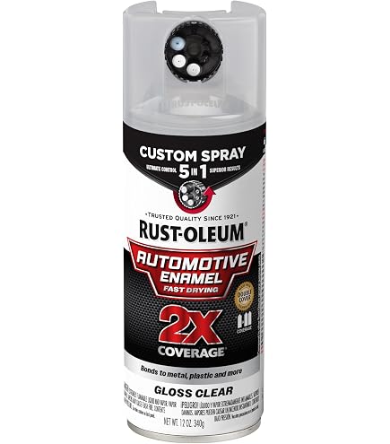 Rust-Oleum 249331 Automotive Rusty Metal Primer Spray Paint, 12 oz