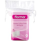 Flormar Makyaj Temizleyici Y&uuml;z Pedi - Square Cotton Pads For Facial 50 Adet 8690604175048