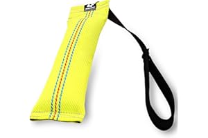 Bull Fit Bungee Boudin À Mordre Jouet pour Chien, 30 cm, 1 Anse, en Tuyaux De Lance À Incendie - Dummy Rouleau d'apprentissage Flottant - Robuste Boudin Mordant Chien