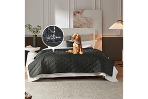 ALLISANDRO Hundedecke Reversible wasserdichte Haustier Sofa Abdeckung, Couch-Schutz, Große Haustierdecken für Hunde und Katzen, Sofaauflage, 208 x 142 cm, Graugrün