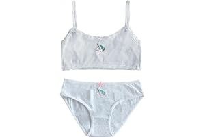 LAPHILO Ensemble complet de sous-vêtements pour fille et fille en coton, ensemble de soutien-gorge et slip cod.6281