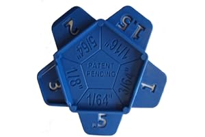 Karl Dahm Separador de Azulejos en Estrella, Azul, Paquete de 50 I Modelo en Estrella 5 en 1 para Juntas de 0,5mm, 1mm, 1,5mm, 2mm y 3mm I Fácil Colocación de Azulejos con Asistencia Profesional-16743