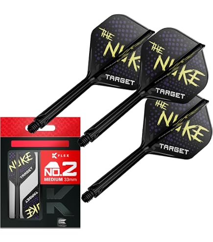 Target Japan Black Marque Draco G2 Steel Tip Darts with Kflex 21.5