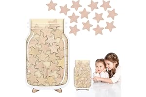 SPERMUOY Belohnungsglas Kinder,Stern Belohnungsgläser,Personalisiertes Belohnungsglas Belohnungsglas für Gutes Benehmen,Belohnungsgläser für gutes Benehmen für Jungen- und Mädchenkindergärten