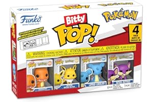 Funko Bitty Pop! Pokemon - Charmander - 4 Packet Une Mini-Figurine Mystère en Surprise - 2.2 Cm Collectionnable - Étagère Empilable Incluse