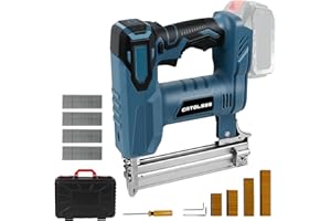CATOLSSS Akku Tacker Nagelpistole Kompatibel mit Makita 18V,100W Tackerpistole 2 Modi,18 Gauge 5/8 bis 1-1/4 Zoll,1000 Nägel/Klammern für Polsterei, Holzbearbeitung Projekte (ohne Akku)
