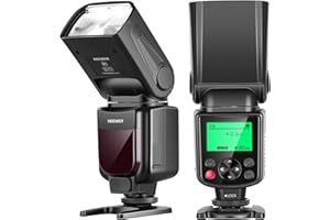 NEEWER 750II TTL Flash Speedlite con Schermo LCD, Compatibile con Nikon D4 D5 D60 D90 D100 D200 D300S D300 D500 D610 D700 D750 D800 D810 D850 D3400 D3500 D5200 D5300 D7000 D7100 D7200 D7500