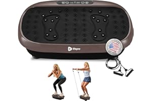 Lifepro Vibration Plate Exercise Machine with Magnetic Acupoints - Full Body Vibration Platform for Beginners and Recovery - Ideal Lymphatic Drainage Massager for Muscle Toning and Overall Fitness