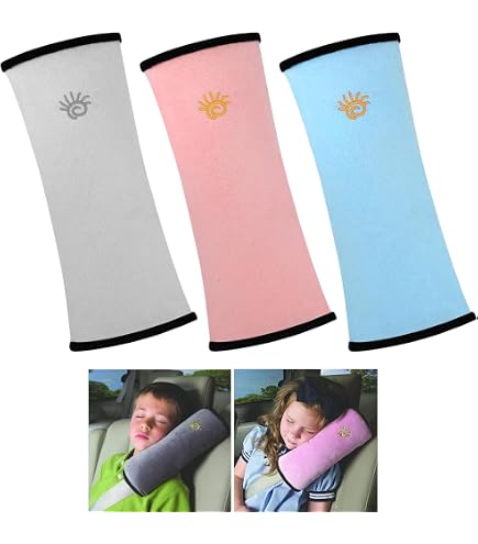 Lot De 2 Coussinets Ceinture De Sécurité – Fausse Fourrure De Lapin Douce Gris – Confort Max En Voiture !