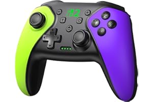 BEBONCOOL GAMING Wireless Pro Controller für Switch 2/Switch 1/Lite/OLED/Android/IOS/PC, Gamepad mit Programmierbar/6-Achsen Gyroskop/Dual Vibration/Turbo/1000mAh Akku, Ergonomisch Gestalteter Präzise Joystick