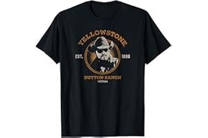 Y YELLOWSTONE Yellowstone Dutton Ranch Rip Wheeler Look T-Shirt