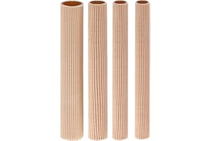 YSTrillion Tube de Coussin D’Orteil,4 Pièces Protège Orteils,Protège Orteil Silicone,Protecteurs Tubes pour Orteils et Doigts pour Ampoules Callosités Cors 3 Tailles