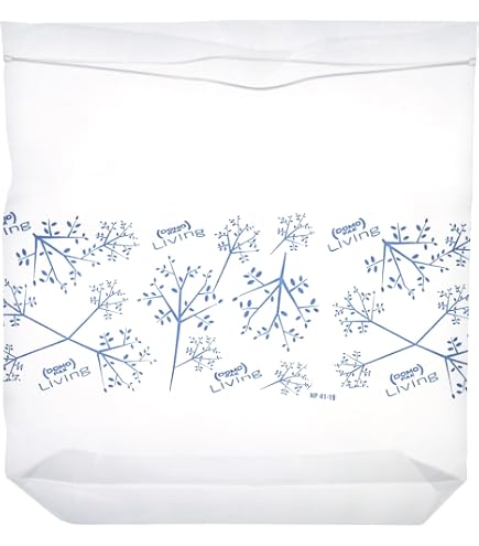 BUSTA WATERPROOF ZIP PEVA BAG L 29X32,5 CM DOMOLIVING - Pavesi Casa
