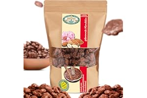 Berliner Mandelmanufaktur 1x1000g gebrannte Mandeln 1kg, Vegan, Original Kirmes Mandeln, ohne Zusatzstoffe und Geschmacksverstärker, frisch aus dem Kupferkessel, spanische Largueta Mandeln