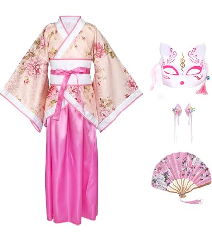 Atosa Costume Giapponese Tradizionale Per Adulti - Taglia M, Ideale Per Feste A Tema E Halloween