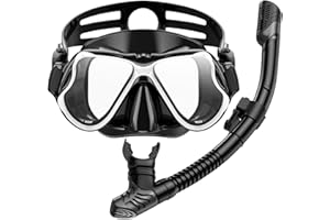 Adicop Máscaras de Buceo y Tubo Máscara,Esnórquel settauch Set, Snorkel Set,Gafas de Buceo para Adulto Y Niños
