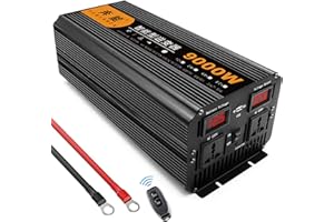 XINGSHANG Inverter a Onda Sinusoidale Pura 5000W 6000W 8000W 9000W Inverter di Potenza DC 12V 24V 48V a AC 220V 230V Power Inverter Onda Sinusoidale Auto Convertitore di Tensione Veicolo (48V,9000W)