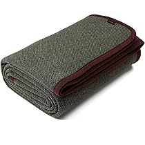 ACUSHLA Merino wollen deken, knuffeldeken, 160 x 200 cm, grote super zachte bankdeken, woondeken, sprei, bedsprei, warme gehaakte winterdeken (pompkin, 160 x 200 cm