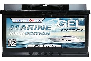 GEL battery 12v 100Ah Electronicx Marine Edition solar battery 12v solar batteries supply 12v gel caravan battery camper gel 12v 100Ah battery solar battery mover